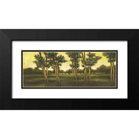 Beyond The Forest Black Modern Wood Framed Art Print with Double Matting by Larson