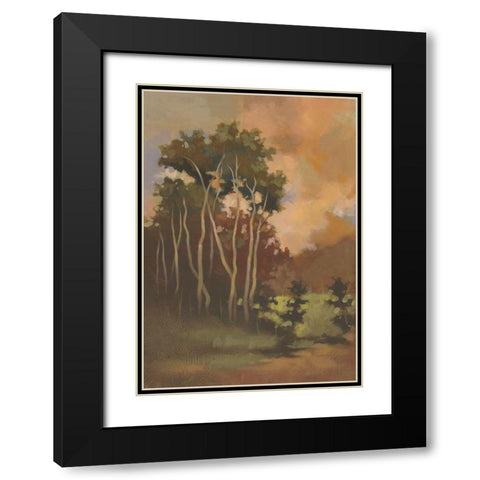 Stillness I Black Modern Wood Framed Art Print with Double Matting by Larson
