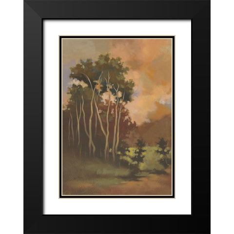 Stillness I Black Modern Wood Framed Art Print with Double Matting by Larson