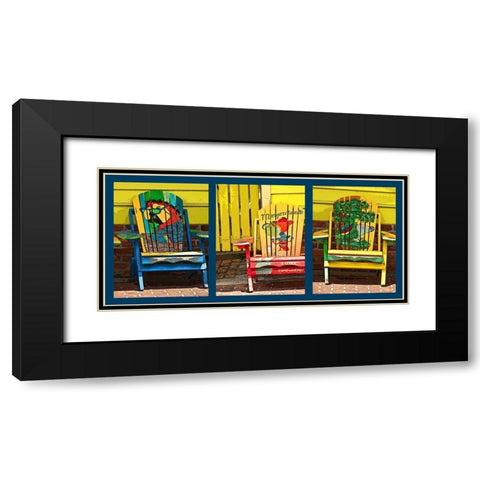 Its Five OClock Somewhere Black Modern Wood Framed Art Print with Double Matting by Mack