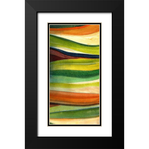River Earth I Black Modern Wood Framed Art Print with Double Matting by King