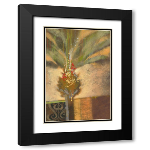 Artist Palm I Black Modern Wood Framed Art Print with Double Matting by Scott