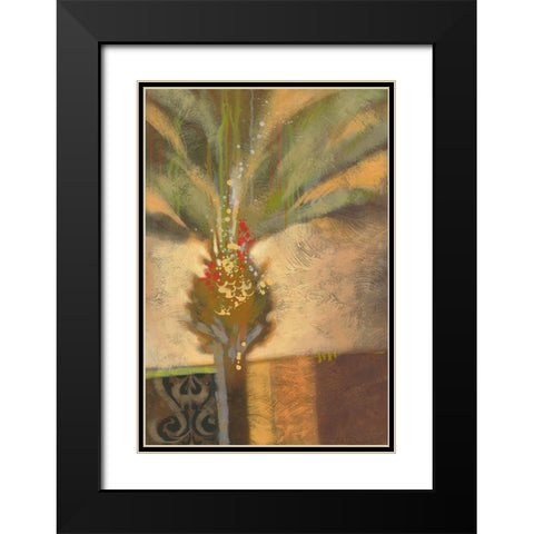 Artist Palm I Black Modern Wood Framed Art Print with Double Matting by Scott