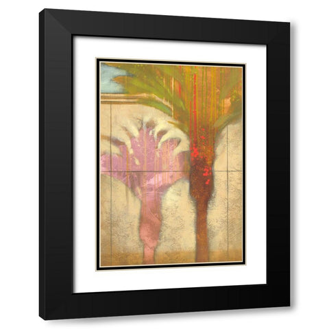 Tropical Express I Black Modern Wood Framed Art Print with Double Matting by Scott