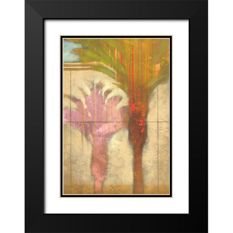 Tropical Express I Black Modern Wood Framed Art Print with Double Matting by Scott