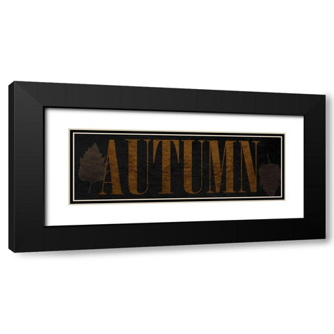 Autumn Black Modern Wood Framed Art Print with Double Matting by Phillip, Jamie