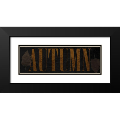 Autumn Black Modern Wood Framed Art Print with Double Matting by Phillip, Jamie