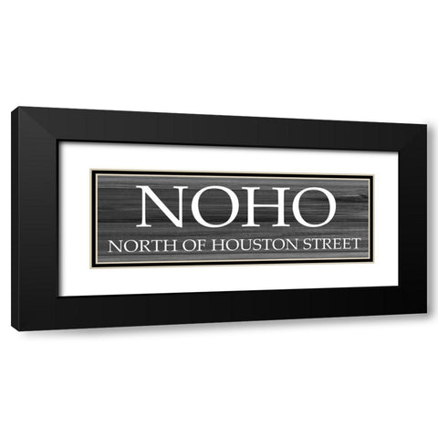 NOHO Black Modern Wood Framed Art Print with Double Matting by Phillip, Jamie