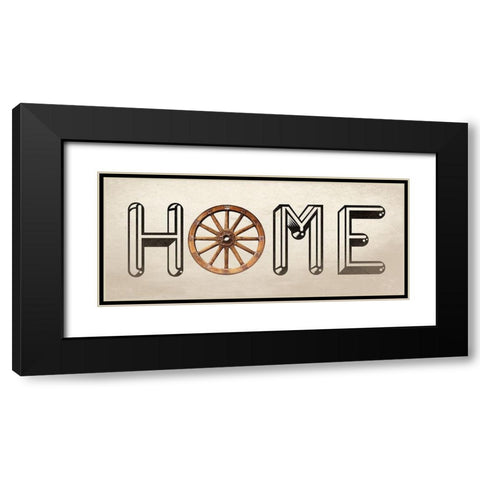 Home Black Modern Wood Framed Art Print with Double Matting by Phillip, Jamie