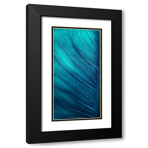 Green Tropics Black Modern Wood Framed Art Print with Double Matting by Phillip, Jamie