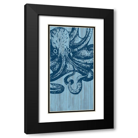 Beach Buddy Black Modern Wood Framed Art Print with Double Matting by Phillip, Jamie