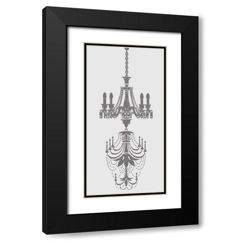Chendelier Pair 2 Black Modern Wood Framed Art Print with Double Matting by Phillip, Jamie