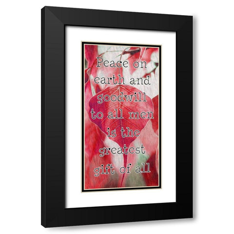 Christmas Gift Black Modern Wood Framed Art Print with Double Matting by Phillip, Jamie