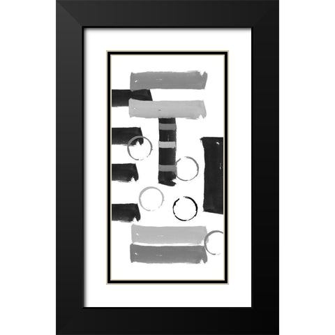 Dubs Black Modern Wood Framed Art Print with Double Matting by Phillip, Jamie