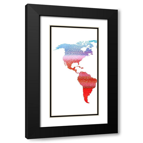 Travel Black Modern Wood Framed Art Print with Double Matting by Phillip, Jamie
