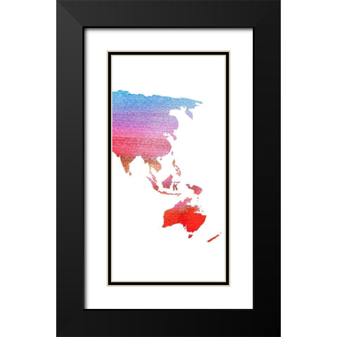 Travel 3 Black Modern Wood Framed Art Print with Double Matting by Phillip, Jamie