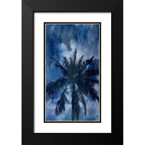 Blue Paradise Black Modern Wood Framed Art Print with Double Matting by Phillip, Jamie