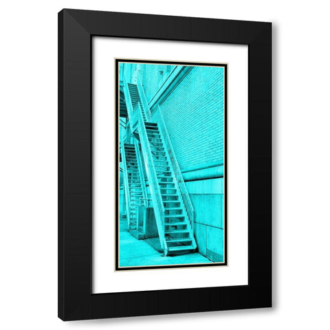 Hansenstairs 2 Black Modern Wood Framed Art Print with Double Matting by Phillip, Jamie