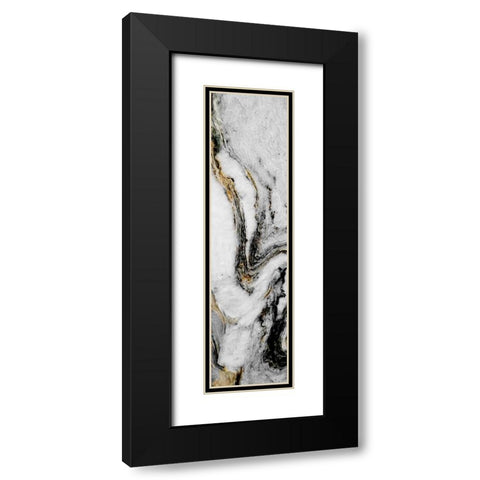 Golden 1 Black Modern Wood Framed Art Print with Double Matting by Phillip, Jamie