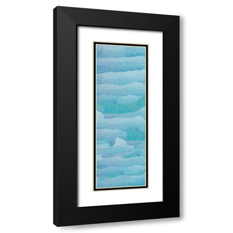 Oceans 2 Black Modern Wood Framed Art Print with Double Matting by Phillip, Jamie