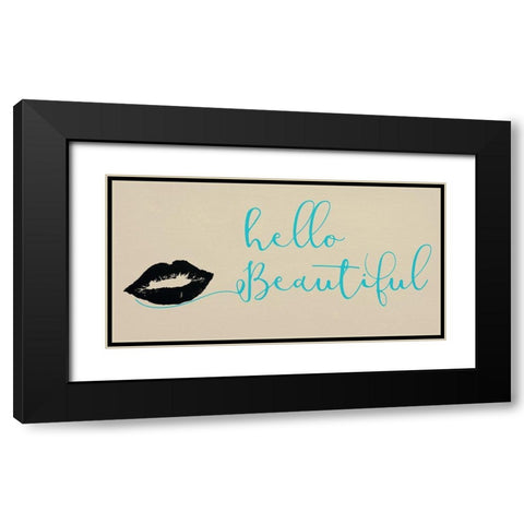 Beautiful Black Modern Wood Framed Art Print with Double Matting by Phillip, Jamie