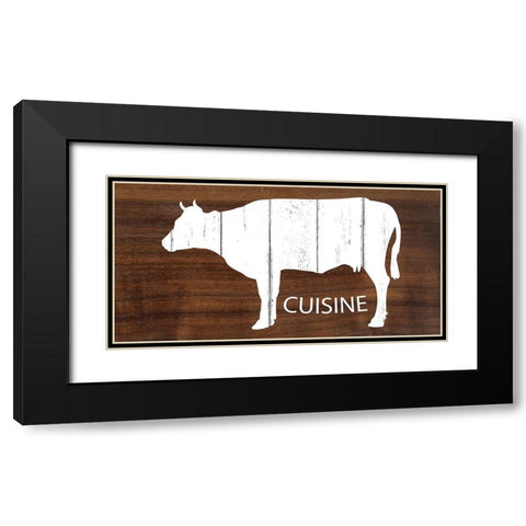 Cuisine Black Modern Wood Framed Art Print with Double Matting by Phillip, Jamie