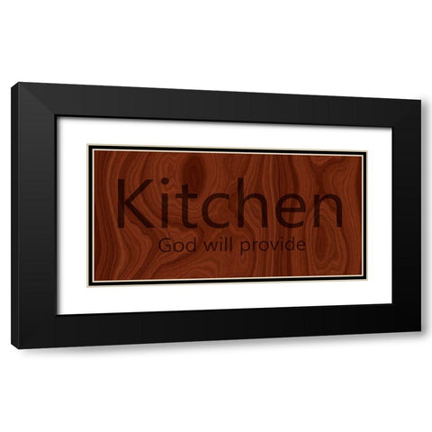 Kitchen Black Modern Wood Framed Art Print with Double Matting by Phillip, Jamie
