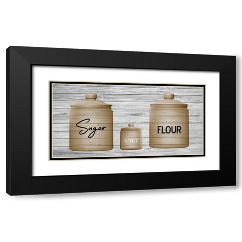 Pantry Black Modern Wood Framed Art Print with Double Matting by Phillip, Jamie