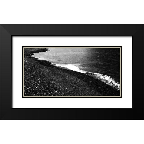 Bay Black Modern Wood Framed Art Print with Double Matting by Phillip, Jamie