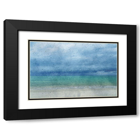 Gaze Into The Pacific Black Modern Wood Framed Art Print with Double Matting by Phillip, Jamie
