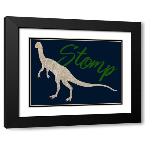 Stomp Black Modern Wood Framed Art Print with Double Matting by Phillip, Jamie