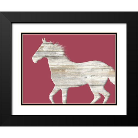 Run Along Black Modern Wood Framed Art Print with Double Matting by Phillip, Jamie