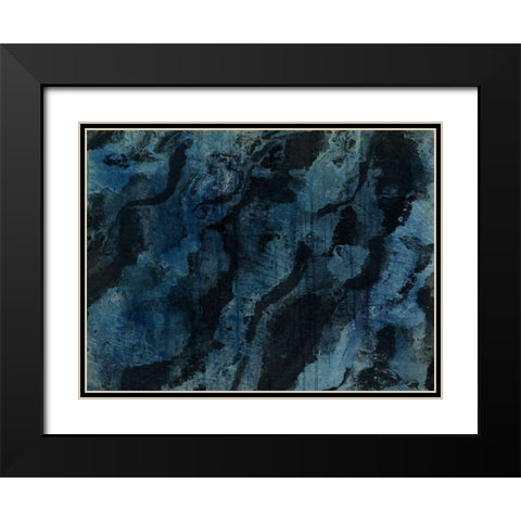 Abstract Me Black Modern Wood Framed Art Print with Double Matting by Phillip, Jamie