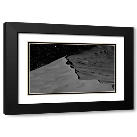 Space  Black Modern Wood Framed Art Print with Double Matting by Phillip, Jamie