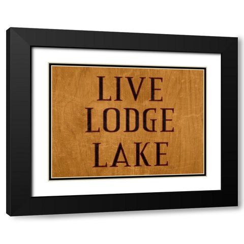 Lodge 2 Black Modern Wood Framed Art Print with Double Matting by Phillip, Jamie