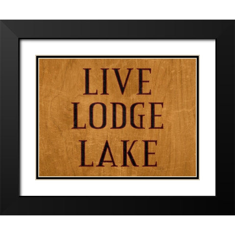 Lodge 2 Black Modern Wood Framed Art Print with Double Matting by Phillip, Jamie