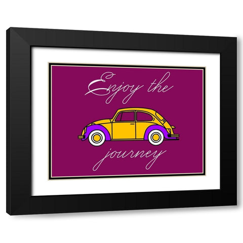 The Journey Black Modern Wood Framed Art Print with Double Matting by Phillip, Jamie
