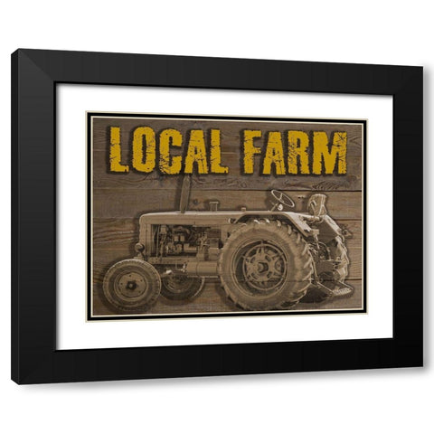 Local Farm Black Modern Wood Framed Art Print with Double Matting by Phillip, Jamie