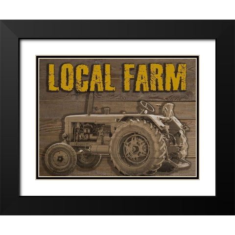 Local Farm Black Modern Wood Framed Art Print with Double Matting by Phillip, Jamie