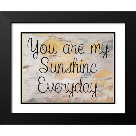Sunshine Black Modern Wood Framed Art Print with Double Matting by Phillip, Jamie