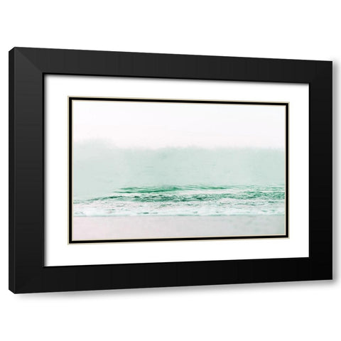 Ocean Thoughts Black Modern Wood Framed Art Print with Double Matting by Phillip, Jamie