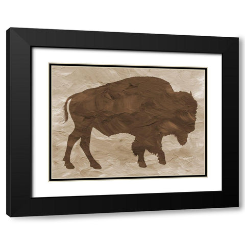 Wild Africa Black Modern Wood Framed Art Print with Double Matting by Phillip, Jamie