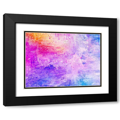 Plinko Pink 2 Black Modern Wood Framed Art Print with Double Matting by Phillip, Jamie