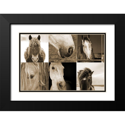 Wild West 1 Black Modern Wood Framed Art Print with Double Matting by Phillip, Jamie