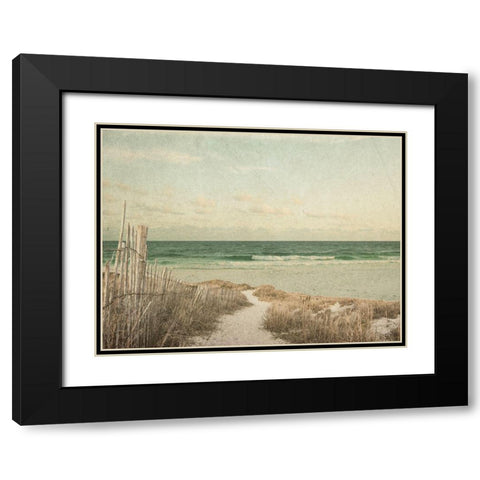 Old Style Bay Black Modern Wood Framed Art Print with Double Matting by Phillip, Jamie