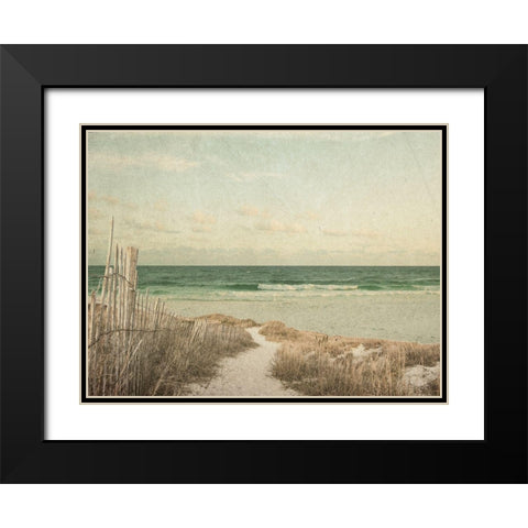 Old Style Bay Black Modern Wood Framed Art Print with Double Matting by Phillip, Jamie