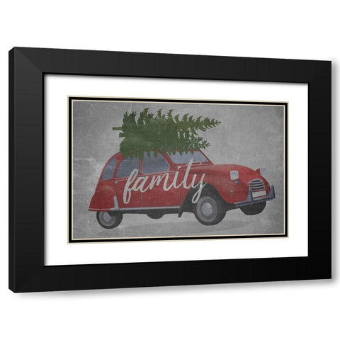 Christmas Tradition 2 Black Modern Wood Framed Art Print with Double Matting by Phillip, Jamie
