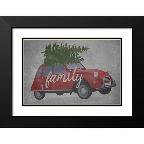 Christmas Tradition 2 Black Modern Wood Framed Art Print with Double Matting by Phillip, Jamie