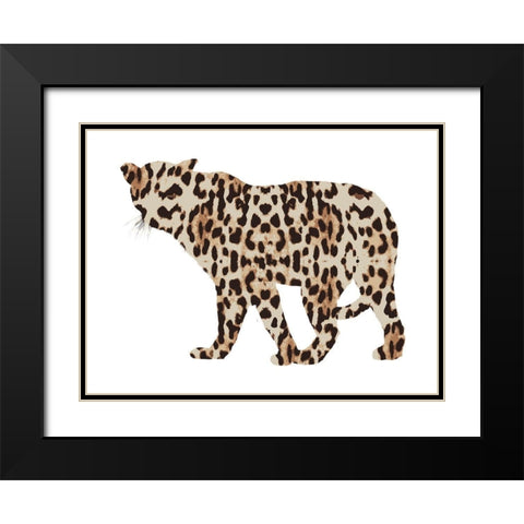 Light Paw 2 Black Modern Wood Framed Art Print with Double Matting by Phillip, Jamie