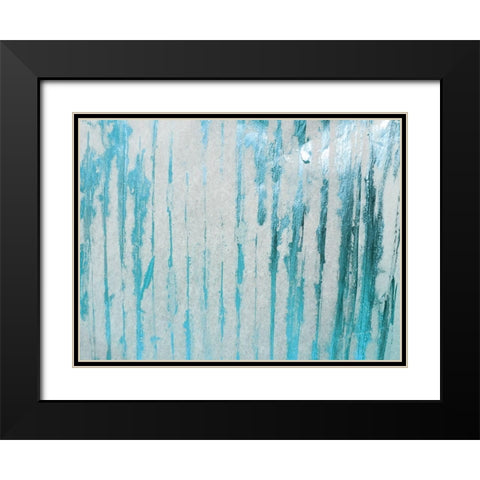 Blue Bond 1 Black Modern Wood Framed Art Print with Double Matting by Phillip, Jamie